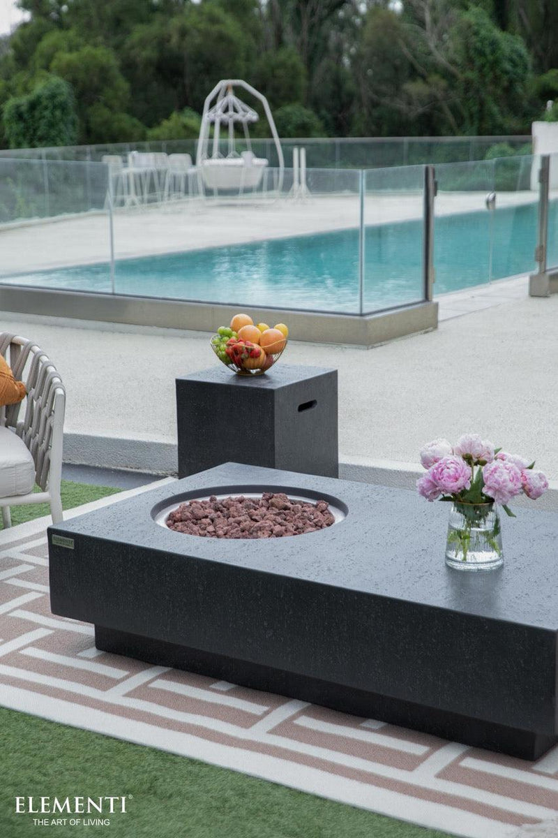 Elementi Metropolis Fire Table-Patio Pelican