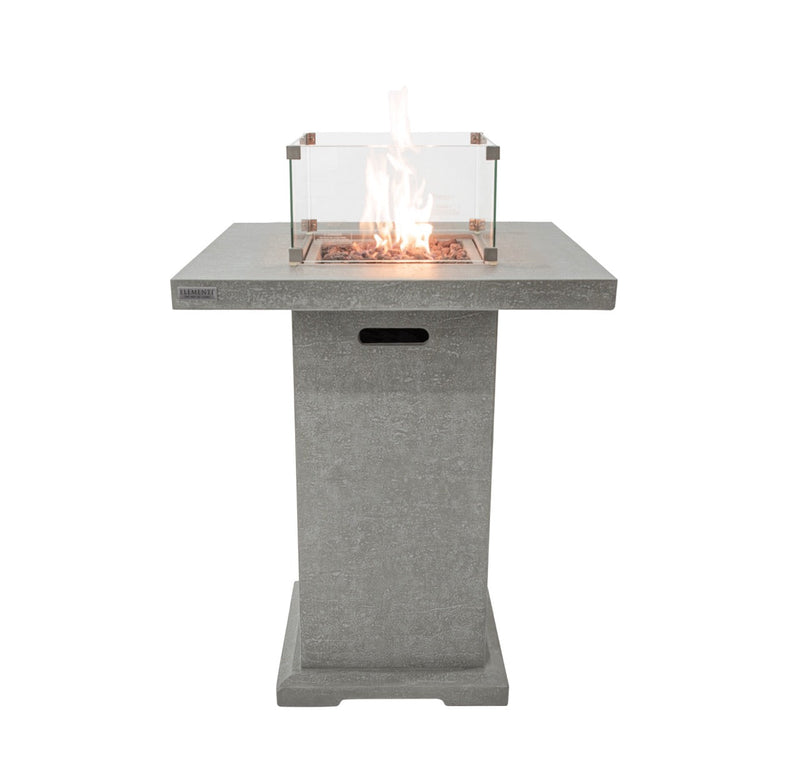 Elementi Montreal Fire Pit Bar Table-Patio Pelican