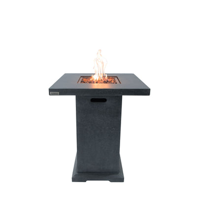 Elementi Montreal Fire Pit Bar Table-Patio Pelican