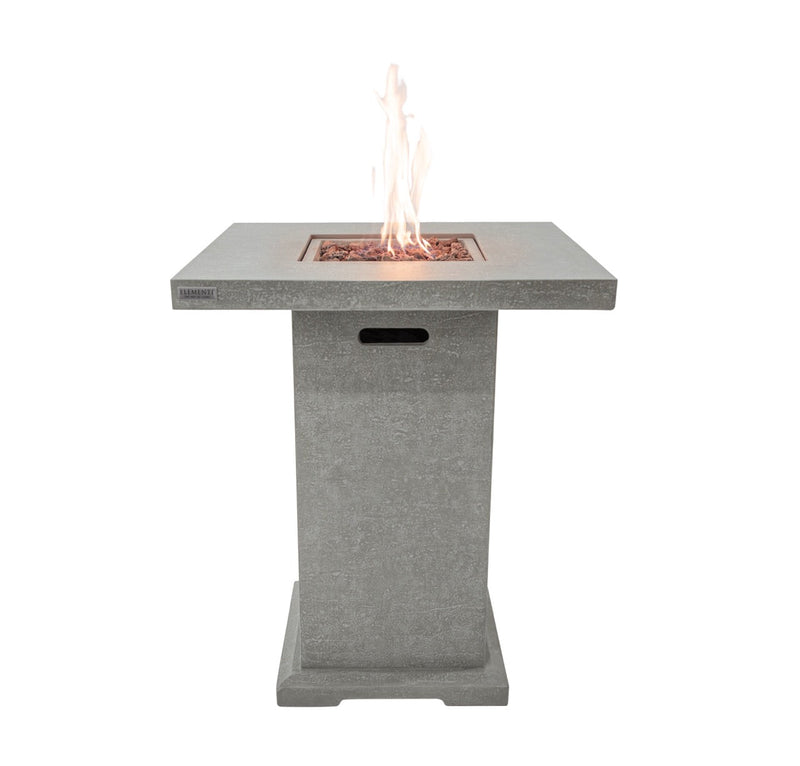 Elementi Montreal Fire Pit Bar Table-Patio Pelican