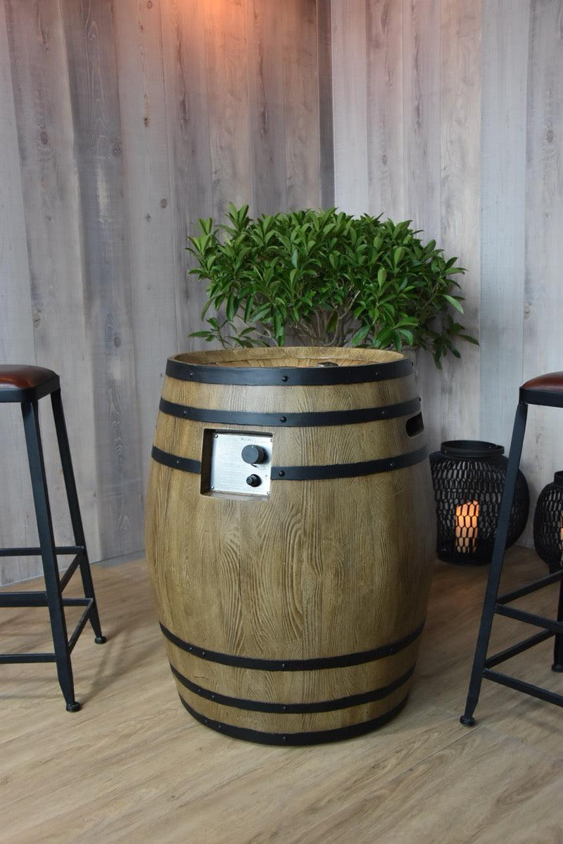 Elementi Napa Barrel Fire Pit-Patio Pelican