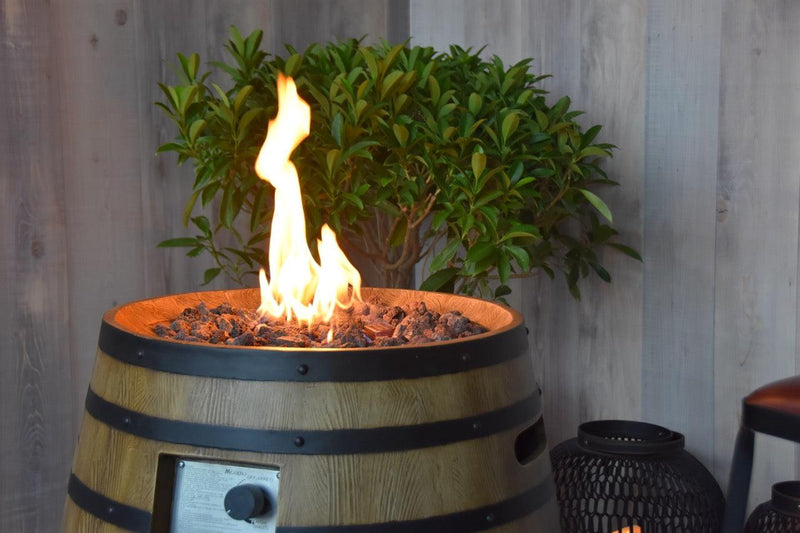 Elementi Napa Barrel Fire Pit-Patio Pelican