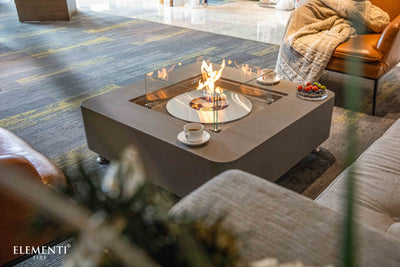 Elementi Perth Ethanol Fire Table - Space Grey-Patio Pelican