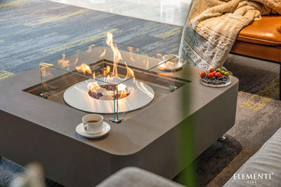 Elementi Perth Ethanol Fire Table - Space Grey-Patio Pelican