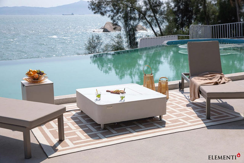 Elementi Plus Annecy Fire Table-Patio Pelican