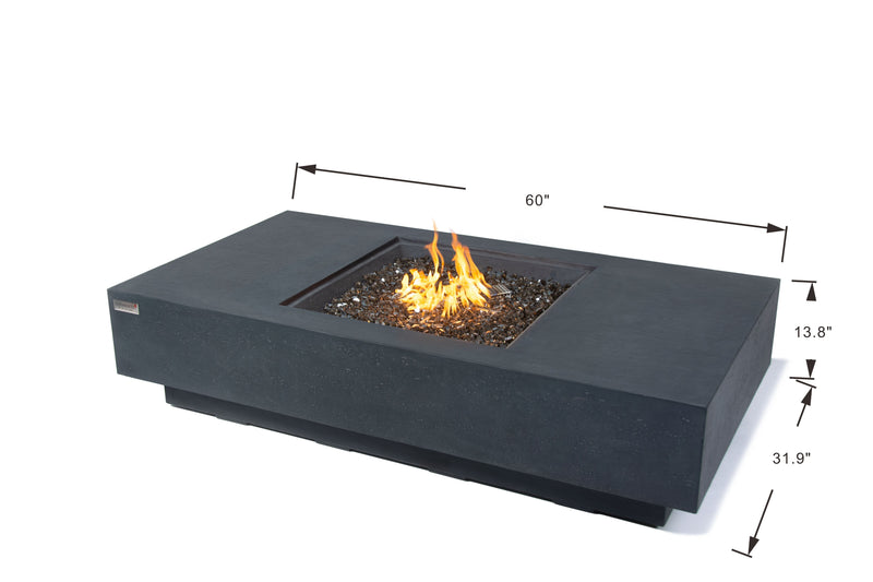 Elementi Plus Cannes Fire Table-Patio Pelican