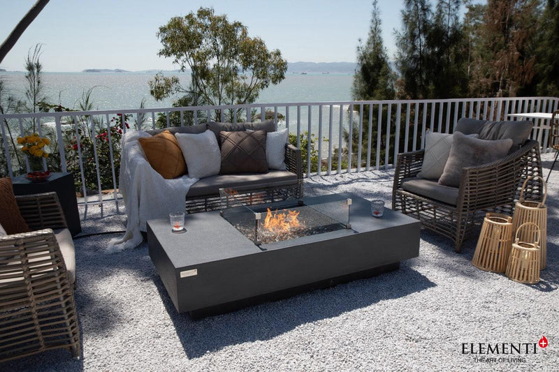 Elementi Plus Cannes Fire Table-Patio Pelican