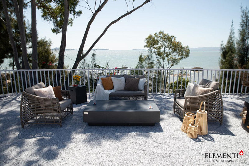 Elementi Plus Cannes Fire Table-Patio Pelican