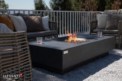 Elementi Plus Cannes Fire Table-Patio Pelican