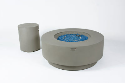 Elementi Plus Colosseo Round Fire Table-Patio Pelican