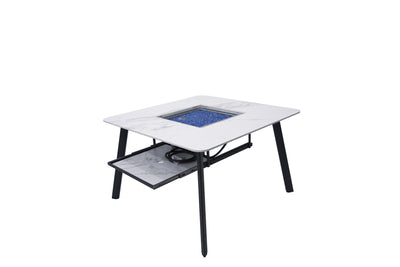 Elementi Plus Helsinki Marble Porcelain Dining Table-Patio Pelican