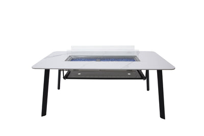 Elementi Plus Oslo Marble Porcelain Dining Table-Patio Pelican