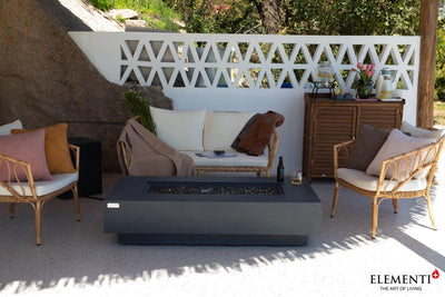 Elementi Plus Positano Fire Table-Patio Pelican