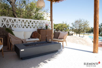 Elementi Plus Positano Fire Table-Patio Pelican