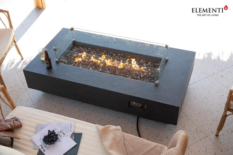 Elementi Plus Positano Fire Table-Patio Pelican