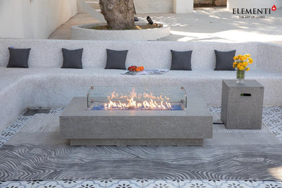 Elementi Plus Riviera Fire Table-Patio Pelican