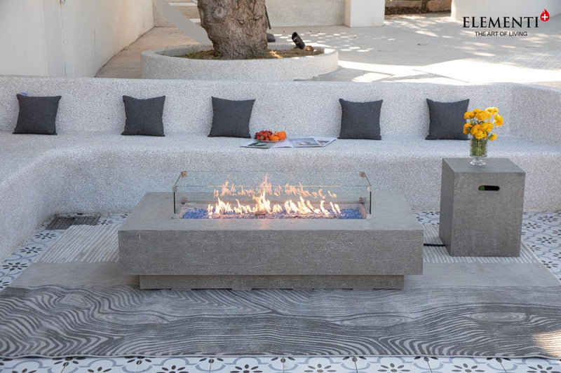 Elementi Plus Riviera Fire Table-Patio Pelican