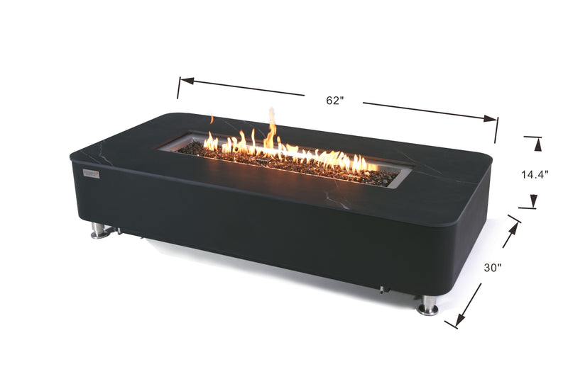 Elementi Plus Valencia Porcelain Fire Table-Patio Pelican