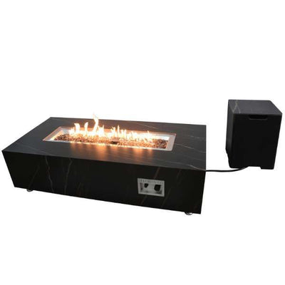 Elementi Plus Varna Porcelain Fire Table-Patio Pelican