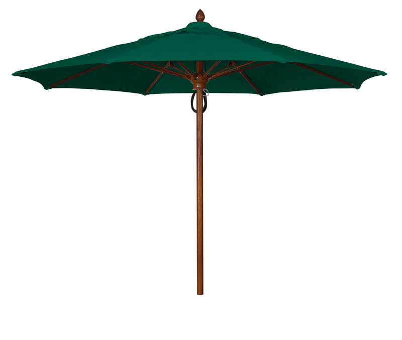 FiberBuilt Augusta Center Pole Octagon Umbrella-Patio Pelican