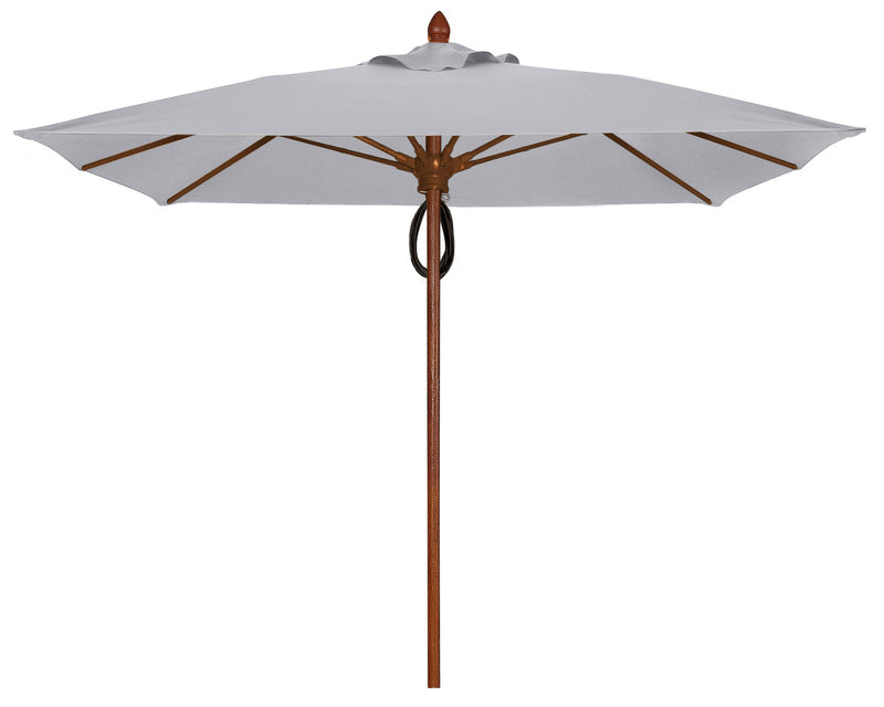 FiberBuilt Augusta Center Pole Square Umbrella-Patio Pelican