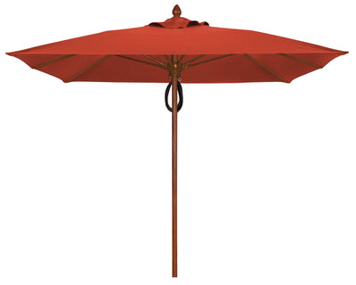 FiberBuilt Augusta Center Pole Square Umbrella-Patio Pelican