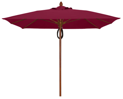 FiberBuilt Augusta Center Pole Square Umbrella-Patio Pelican