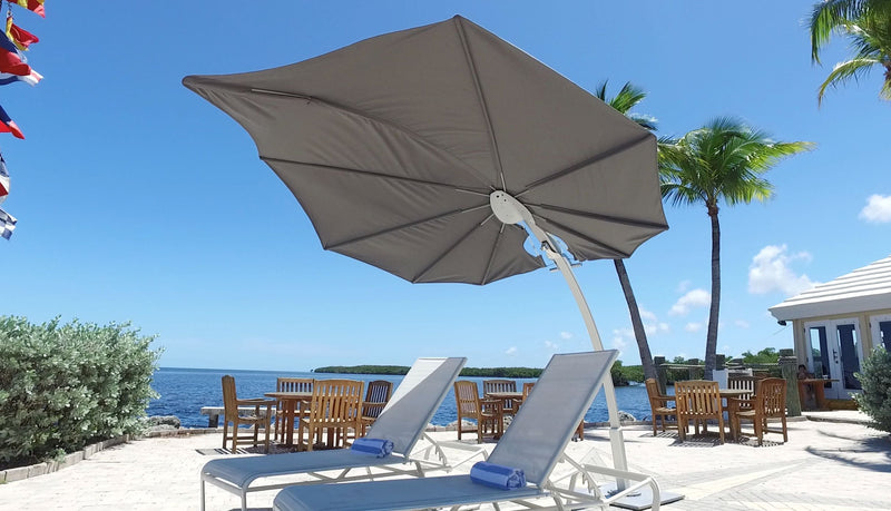 FiberBuilt Bali Cantilever Umbrella-Patio Pelican