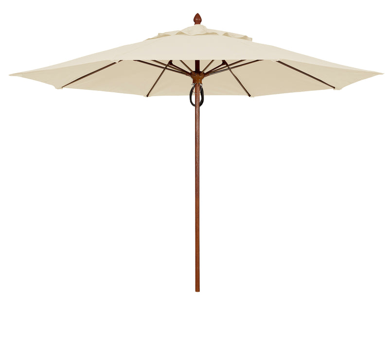 FiberBuilt Bridgewater Center Pole Octagon Umbrella-Patio Pelican