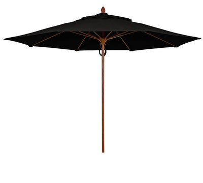 FiberBuilt Bridgewater Center Pole Octagon Umbrella-Patio Pelican