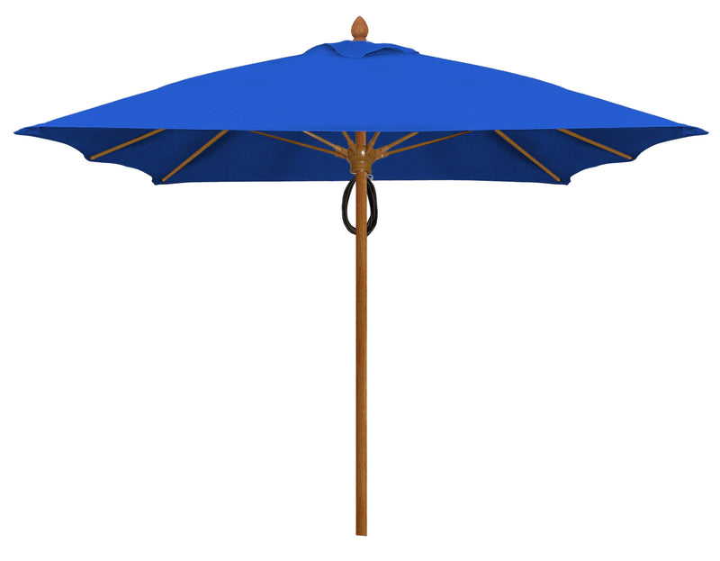 FiberBuilt Diamante Center Pole Square Umbrella-Patio Pelican