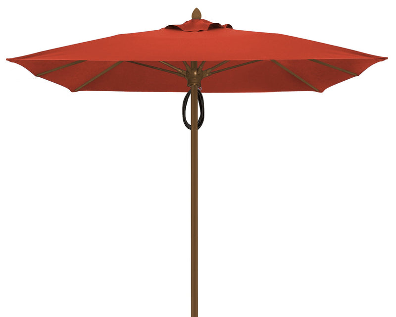 FiberBuilt Oceana Center Pole Square Umbrella-Patio Pelican