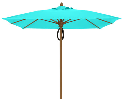 FiberBuilt Riva Center Pole Square Umbrella-Patio Pelican