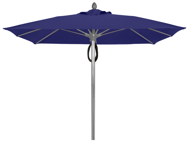 FiberBuilt Riva Center Pole Square Umbrella-Patio Pelican