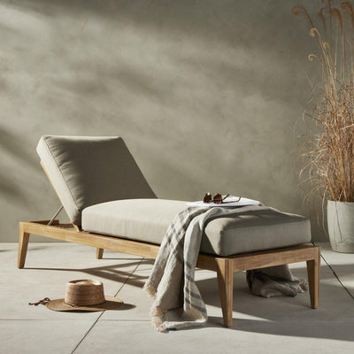 Four Hands Amaya Outdoor Adjustable Chaise Lounge-Patio Pelican