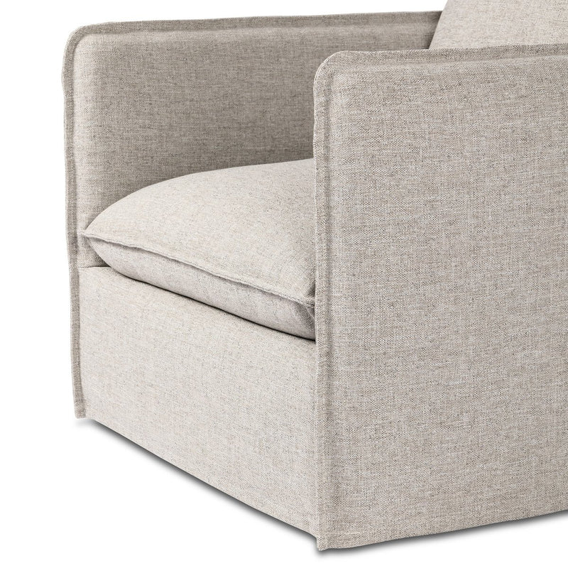 Four Hands Andre Outdoor Swivel Chair-Patio Pelican