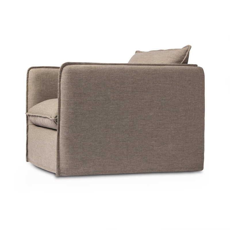 Four Hands Andre Outdoor Swivel Chair-Patio Pelican
