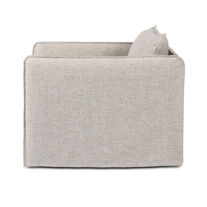 Four Hands Andre Outdoor Swivel Chair-Patio Pelican