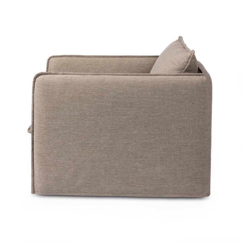 Four Hands Andre Outdoor Swivel Chair-Patio Pelican
