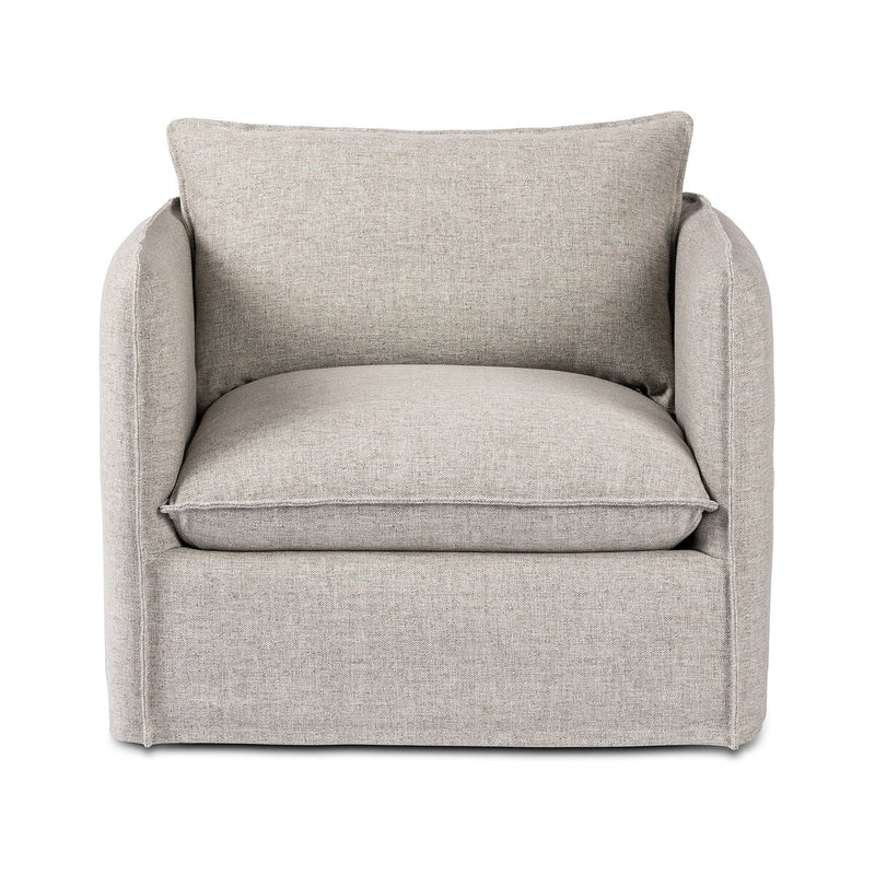 Four Hands Andre Outdoor Swivel Chair-Patio Pelican