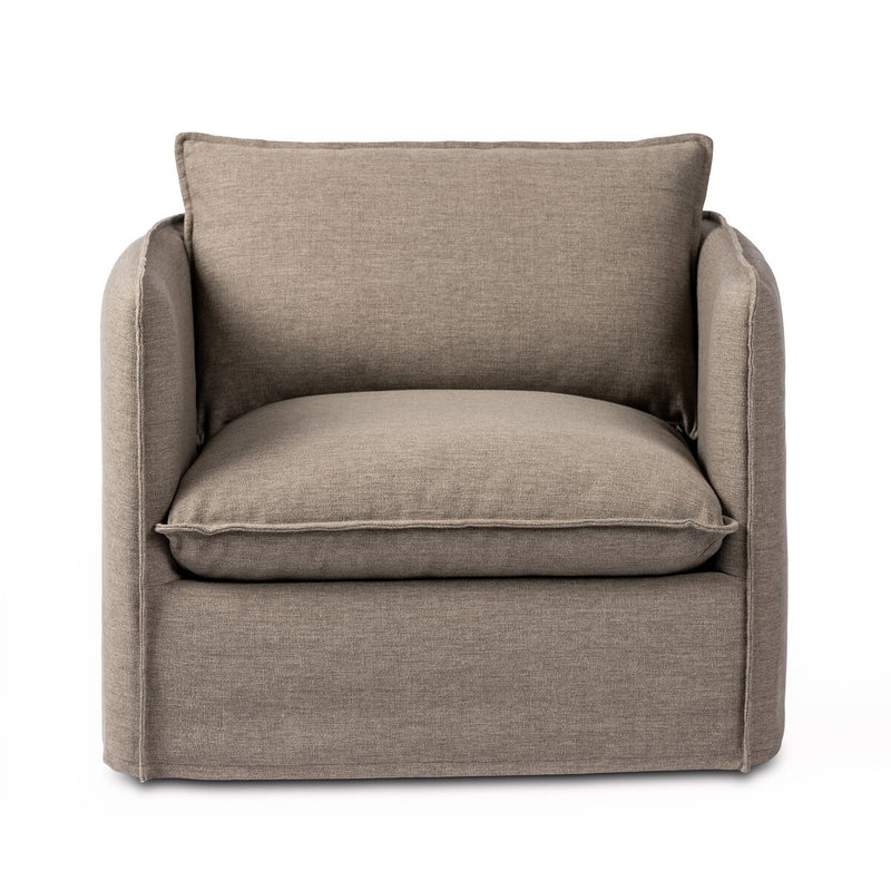 Four Hands Andre Outdoor Swivel Chair-Patio Pelican