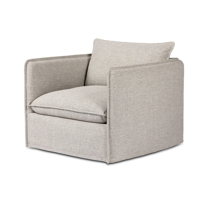 Four Hands Andre Outdoor Swivel Chair-Patio Pelican