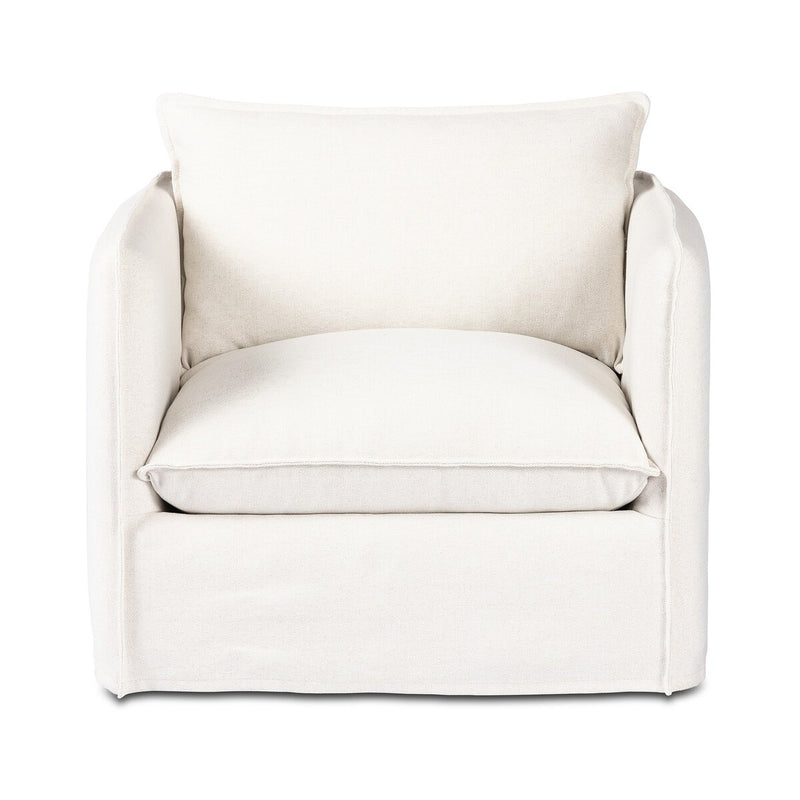 Four Hands Andre Outdoor Swivel Chair-Patio Pelican