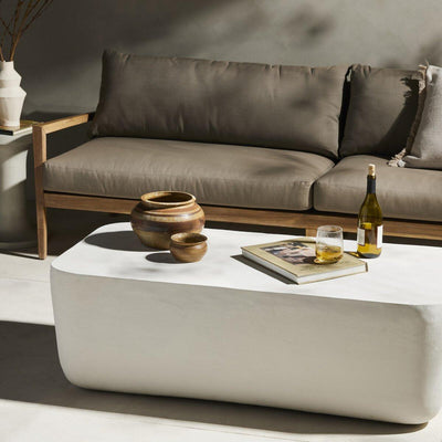 Four Hands Basil Outdoor Rectangular Coffee Table-Patio Pelican
