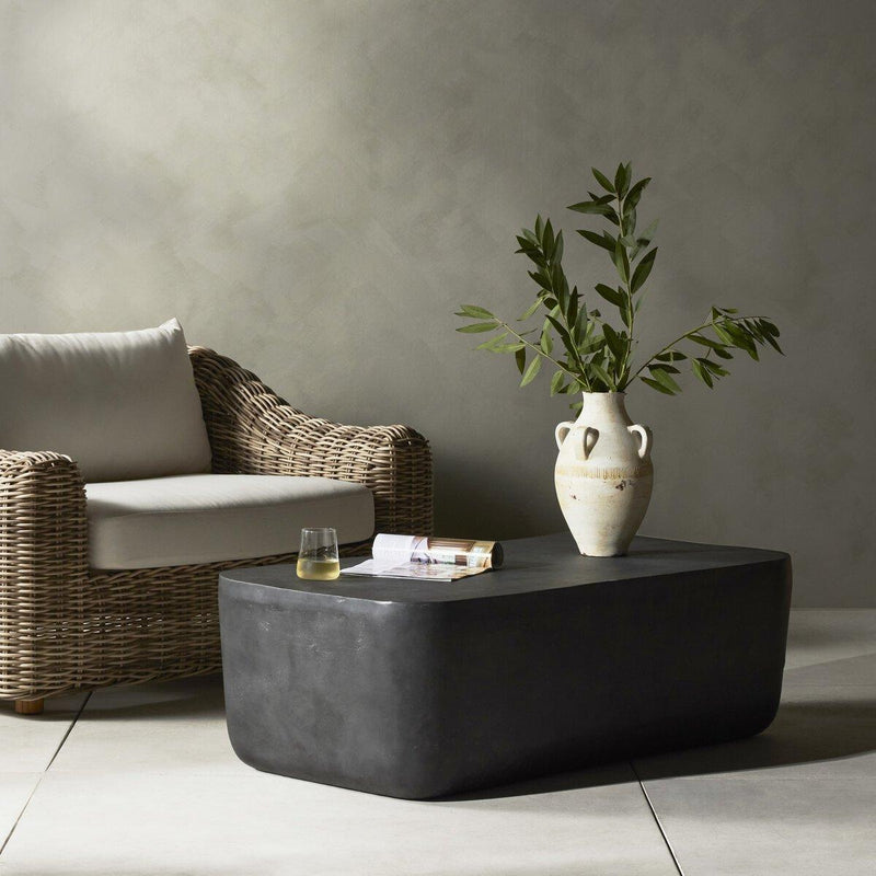 Four Hands Basil Outdoor Rectangular Coffee Table-Patio Pelican
