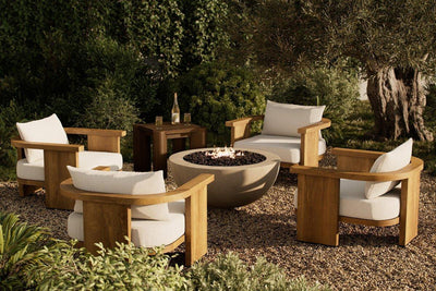 Four Hands Bronson Outdoor Fire Table-Patio Pelican