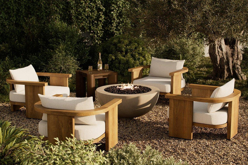 Four Hands Bronson Outdoor Fire Table-Patio Pelican