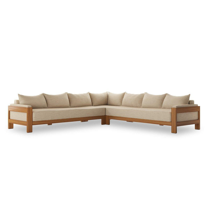 Four Hands Chapman Outdoor 3-Piece Sectional-Patio Pelican