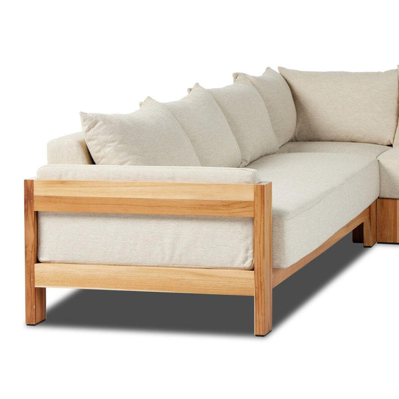 Four Hands Chapman Outdoor 3-Piece Sectional-Patio Pelican