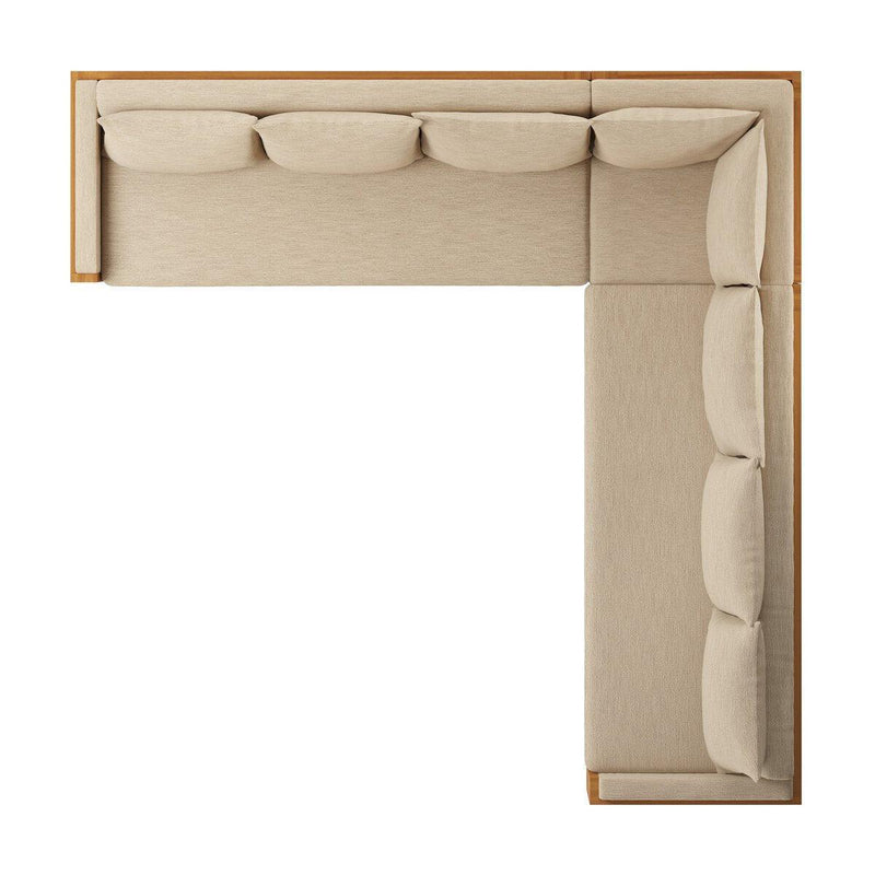 Four Hands Chapman Outdoor 3-Piece Sectional-Patio Pelican